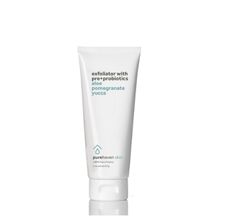 Exfoliator with pre and probiotics
