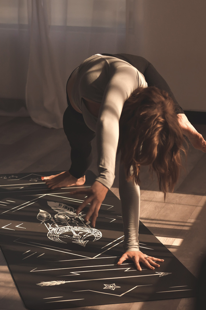 Boho top yoga mat