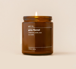 grey flannel soy candle - standard 7.5 oz